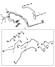 10201-030 ENGINE WELL FUEL PIPES