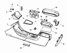 70504-010 SHAFT TUNNEL CONSOLE