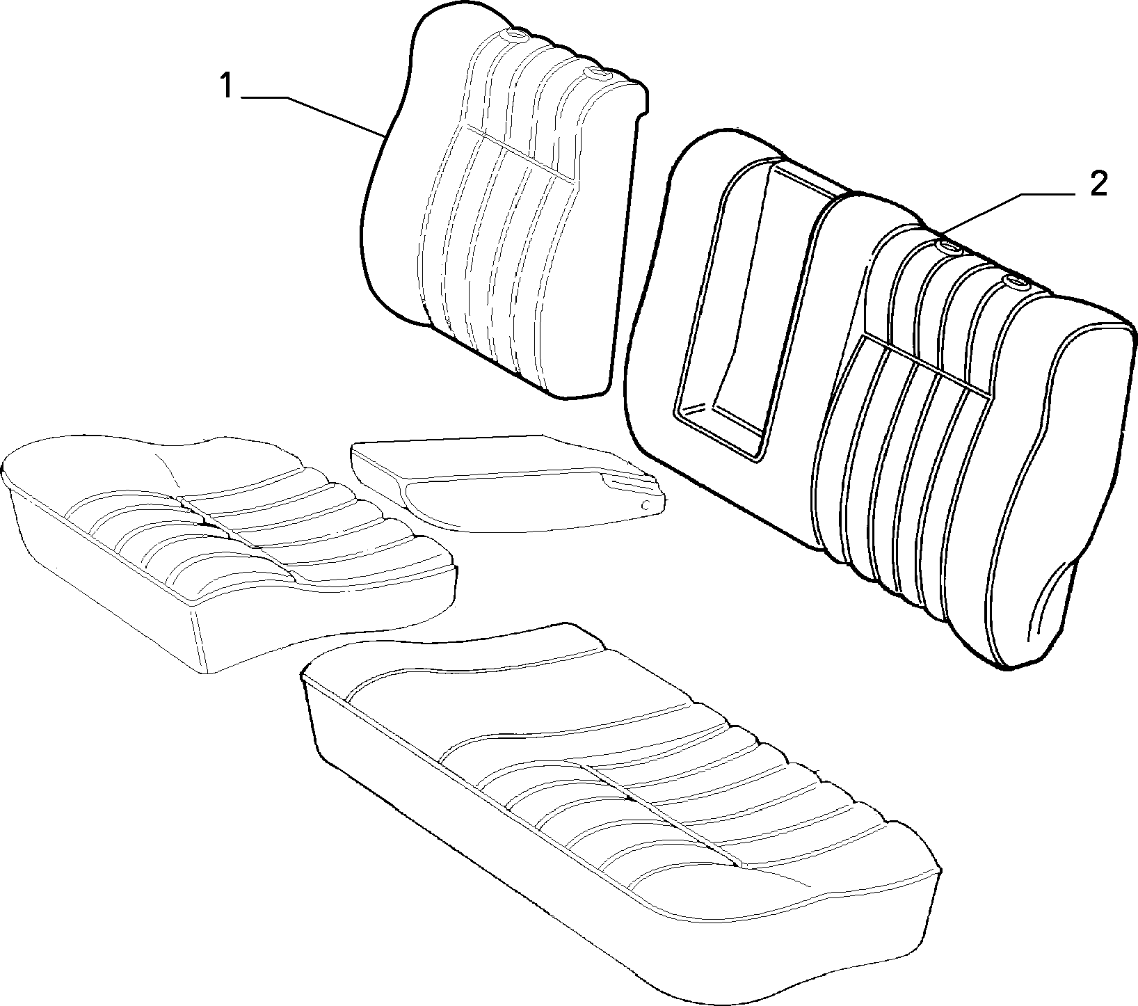 70615/01 REAR SEAT LINING