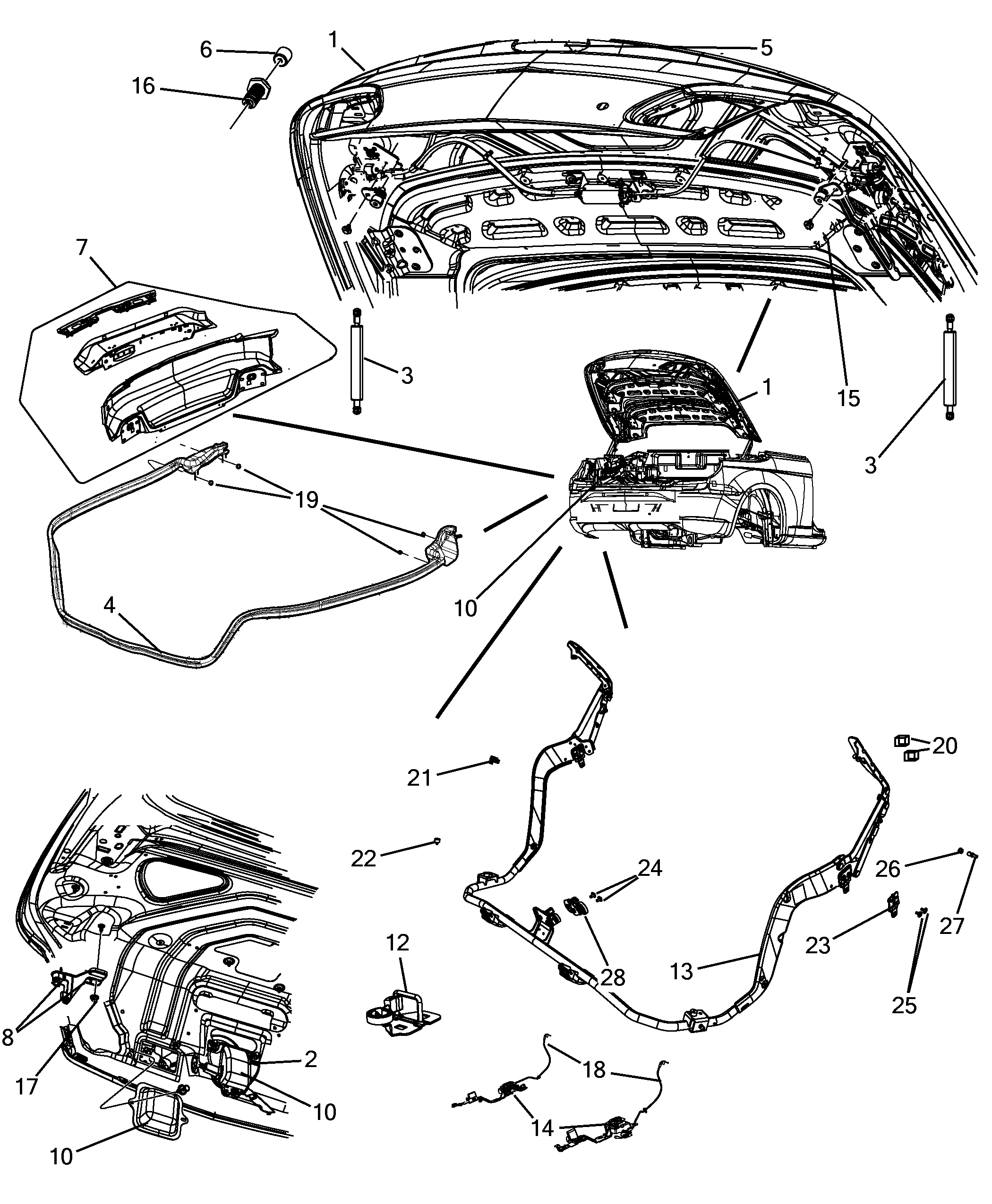 70160-010 BOOT LID