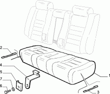70613/01 REAR SEAT