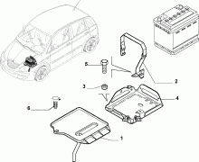 55300-030 BATTERY SUPPORT