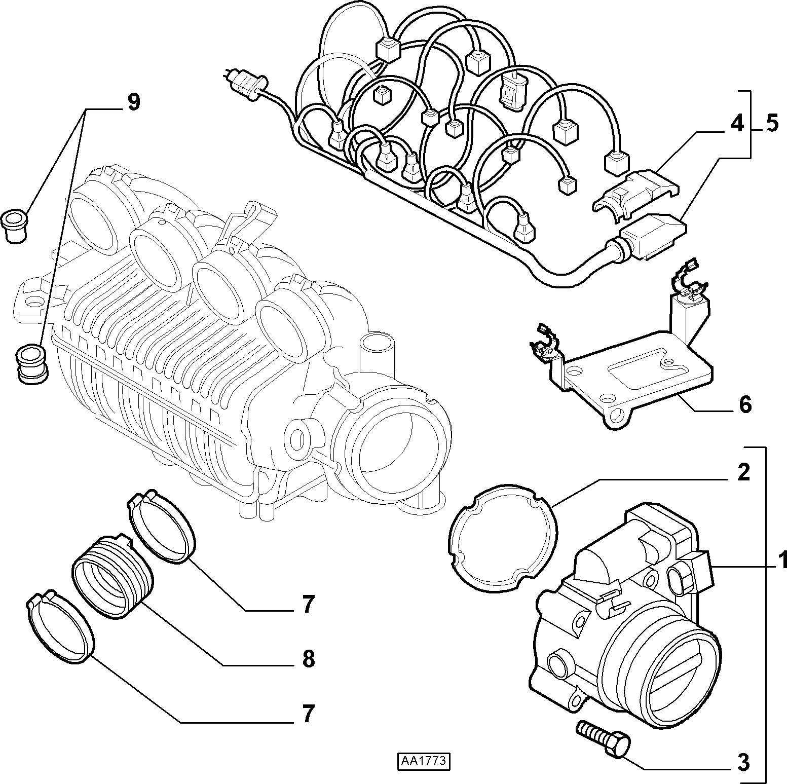 55204904 AIR DUCT SYSTEM
