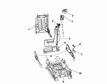 70601-021 DRIVER SEAT FRAMES