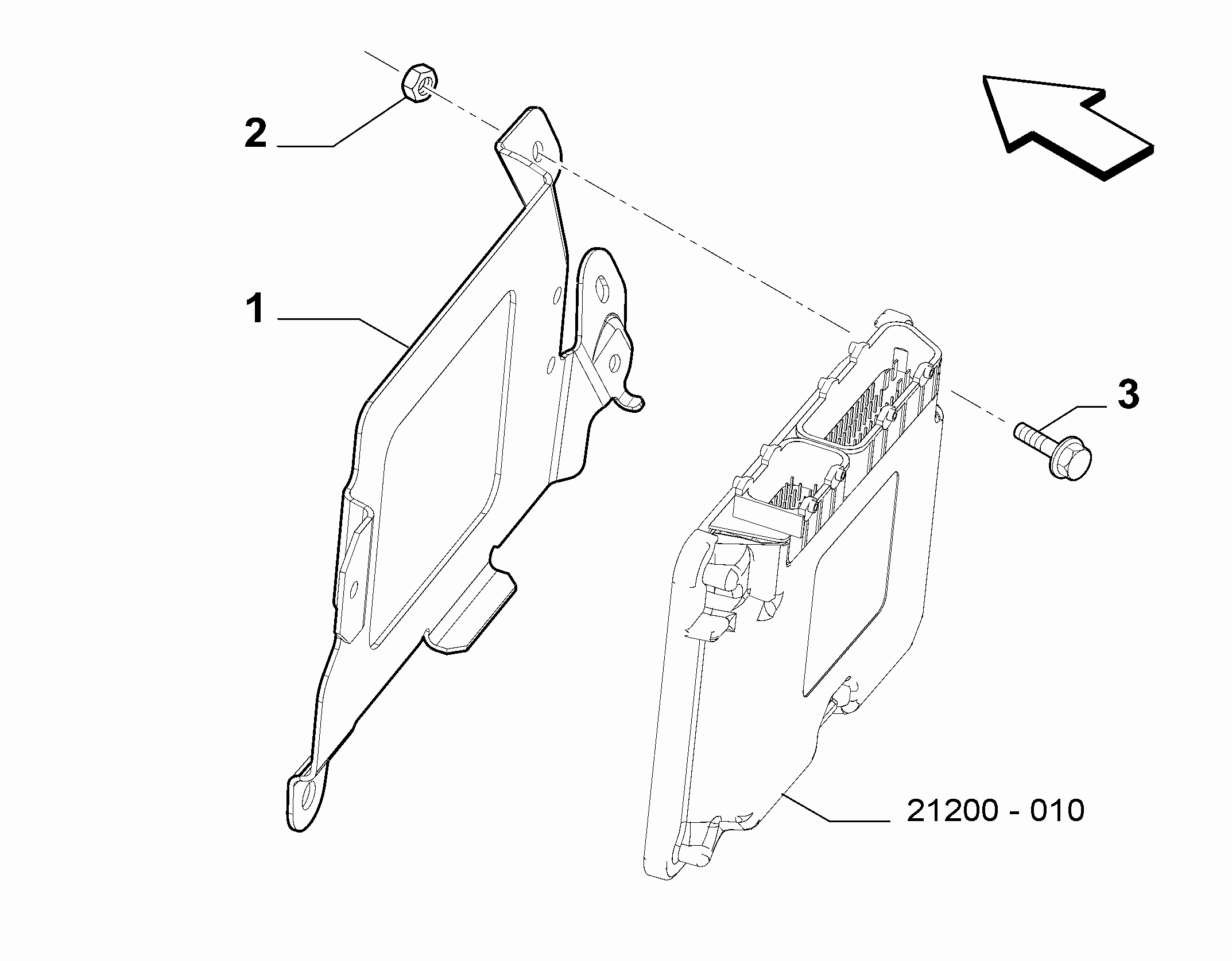 21221-030 GEAR STICK CASE