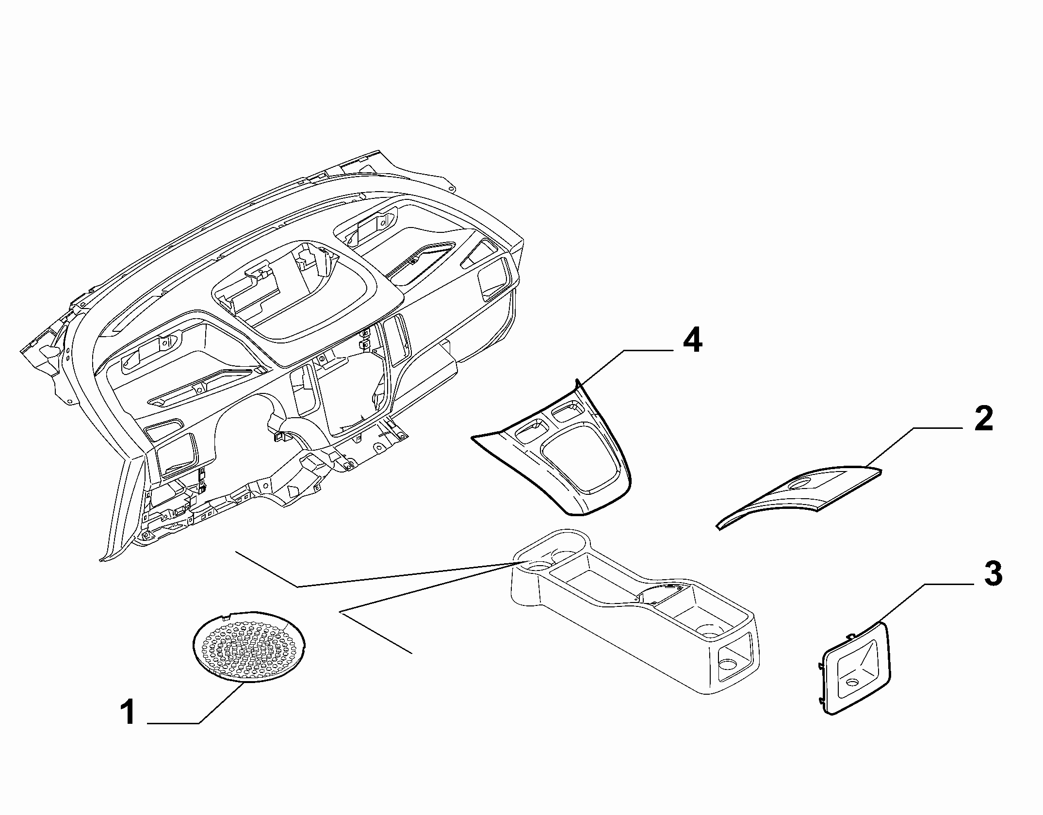 70504-040 COVERS  -  BEZELS - AIR DIFFUSER