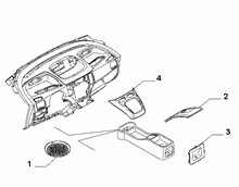 70504-040 COVERS  -  BEZELS - AIR DIFFUSER