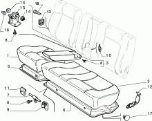 70613/01 REAR SEAT