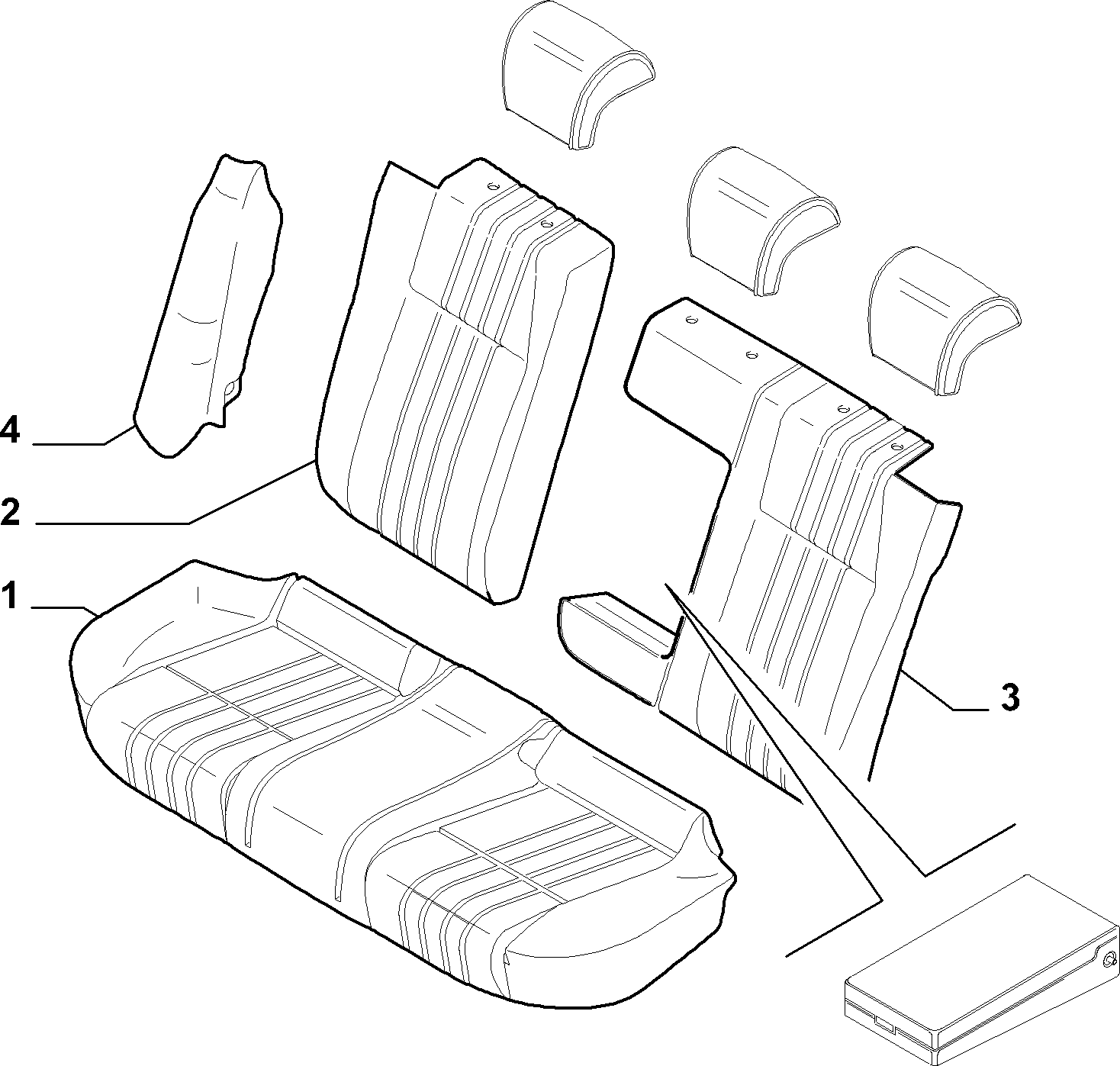 70615/02 REAR SEAT LINING