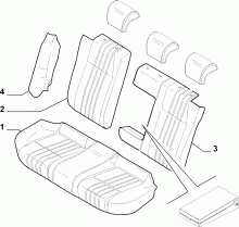 70615/02 REAR SEAT LINING