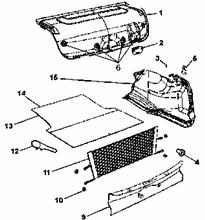 70526-030 TRUNK MATS