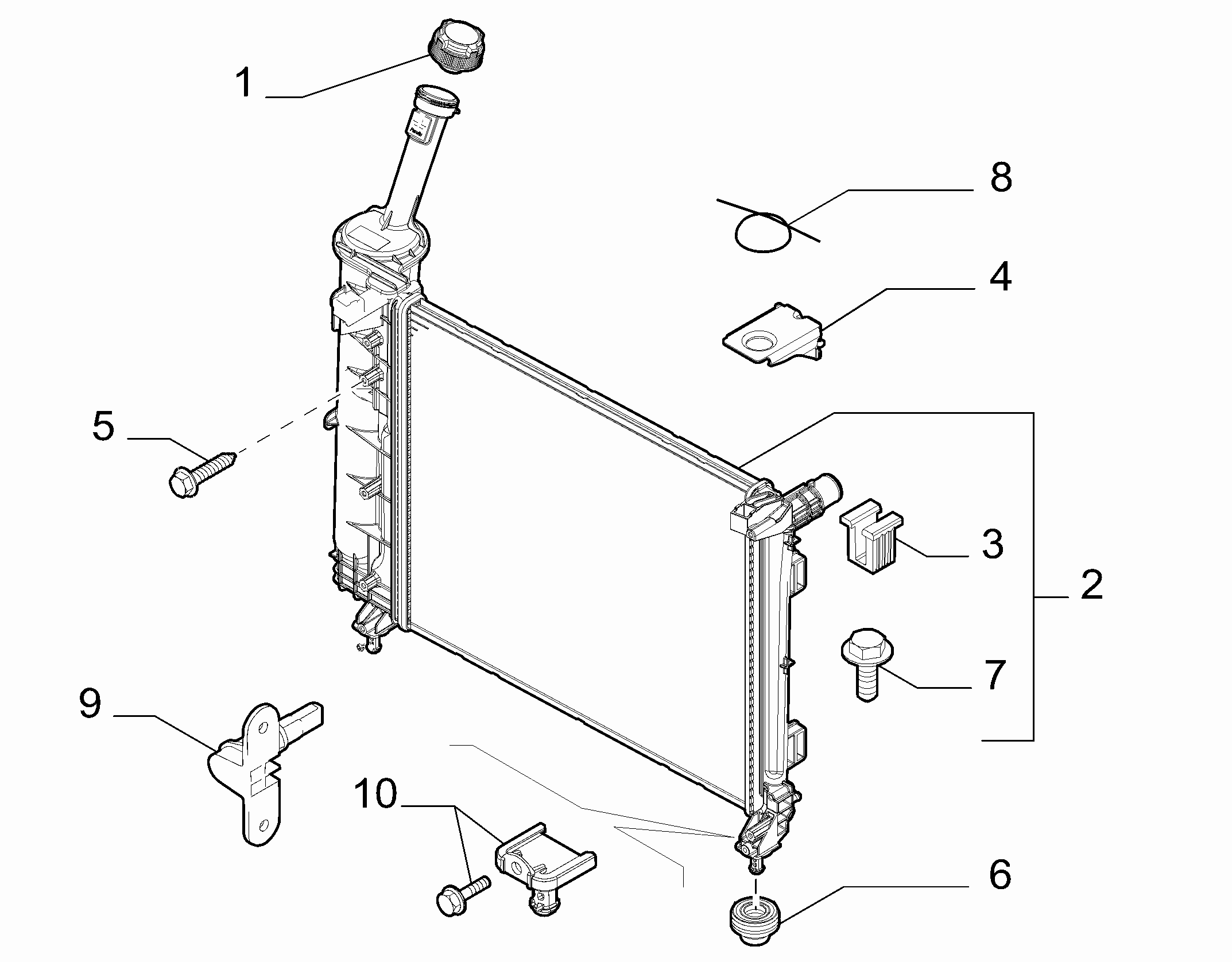 10401-010 RADIATOR