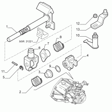 21219-010 GEAR SHAFT
