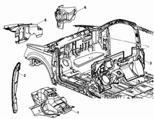 70522-020 PASSENGER COMPARTMENT INSULATION AND PADDING