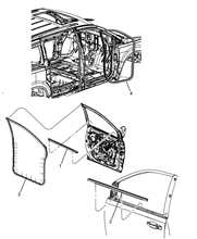 70129-080 FRONT DOOR RING GASKET