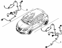 55526-020 REAR DOOR HARNESS