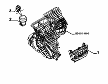 50101-020 HEATER/AIR CON