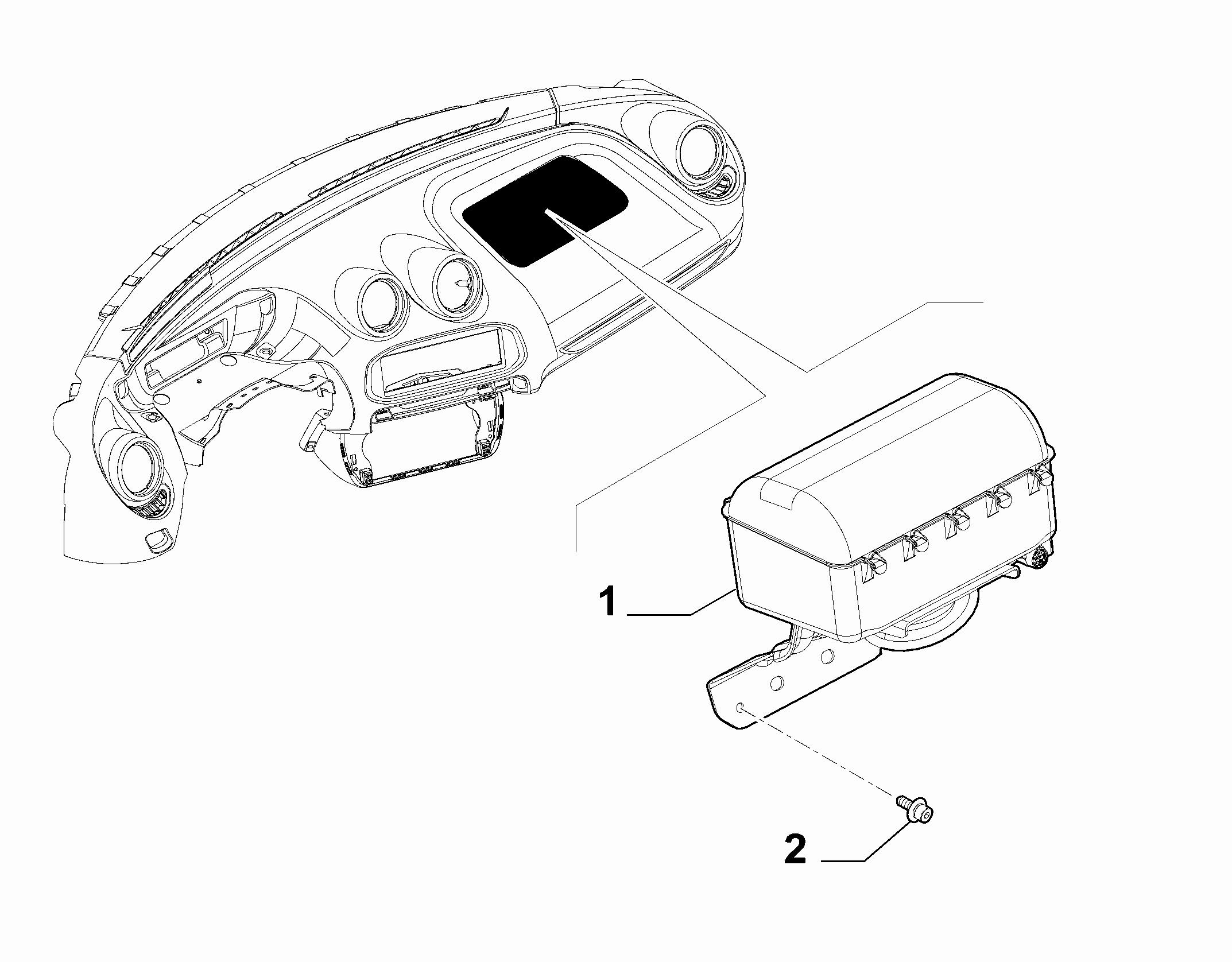 55508-020 PASSENGER AIRBAG
