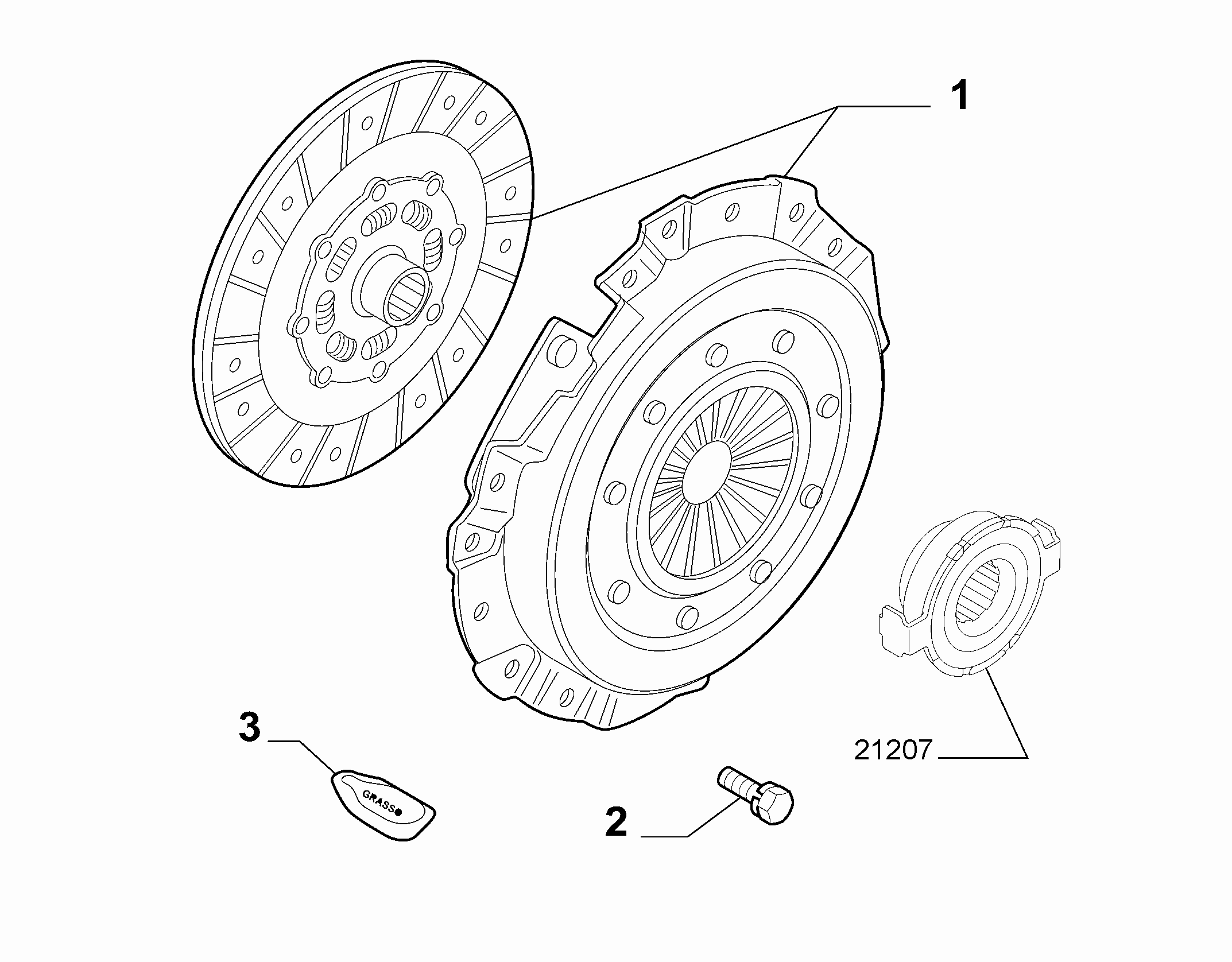 18109-010 CLUTCH KIT