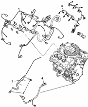 10226-040 ENGINE HARNESS AND SUPPORTS