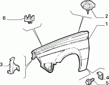 70018/00 КУЗОВ, ОБЛИЦОВКИ (ПЕРЕДНЯЯ ЧАСТЬ) 
