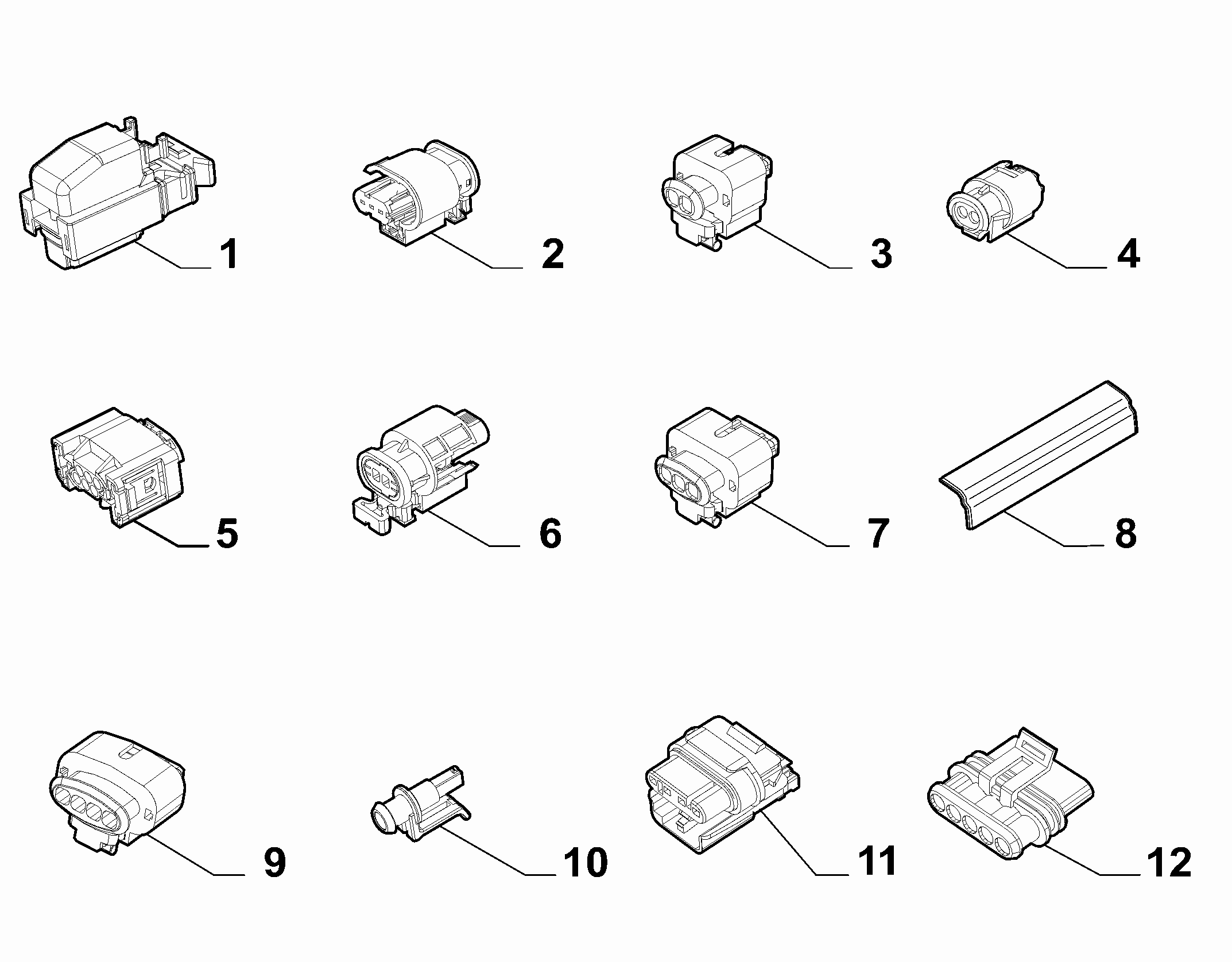 10226-060 ENGINE HARNESS CONNECTORS