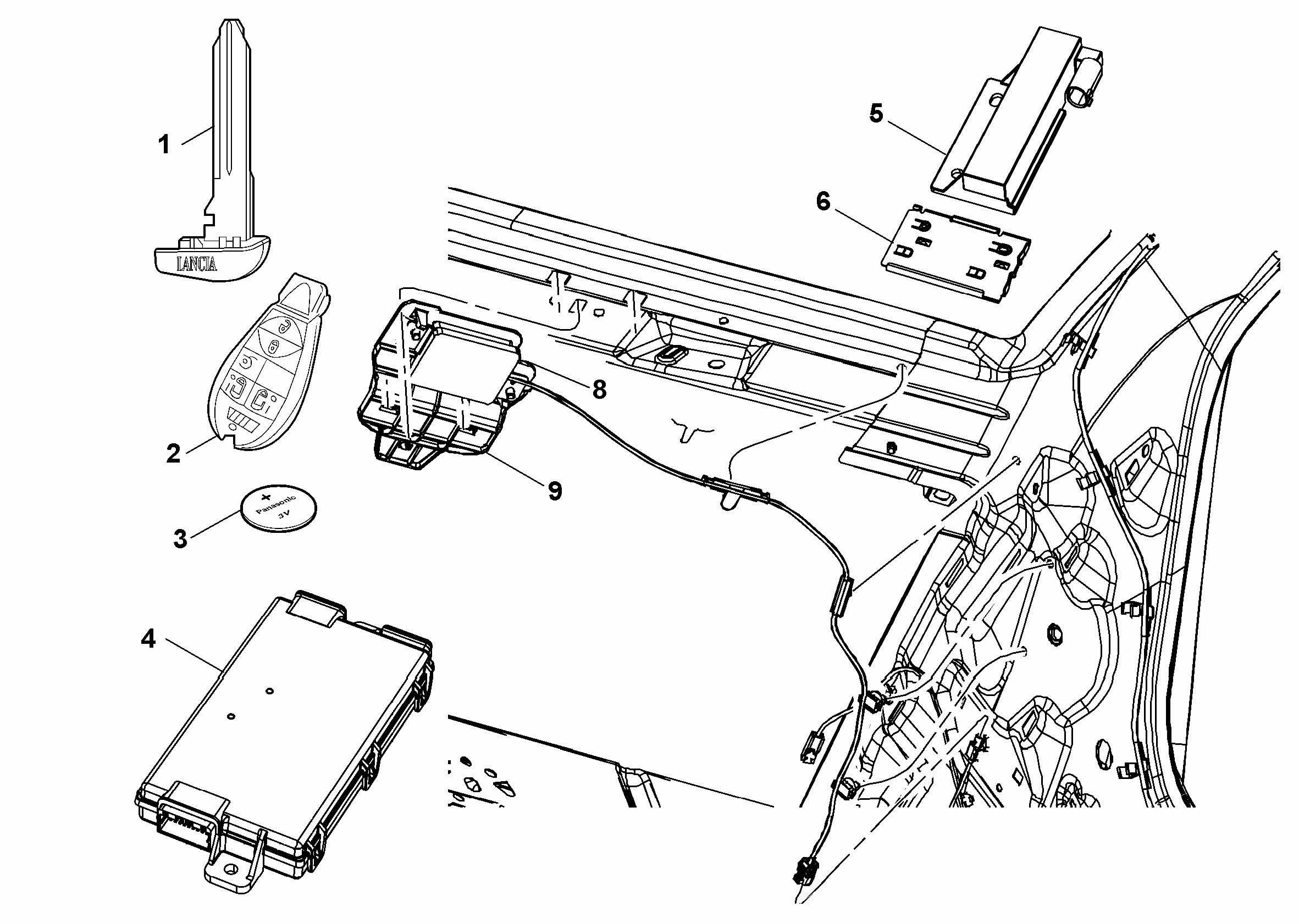 55202-020 KEY KIT AND OPENING SYSTEM
