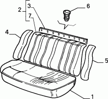 70613/01 REAR SEAT