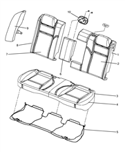 70613-005 REAR SEATS