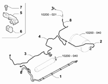 10201-020 UNDERSIDE FUEL PIPES