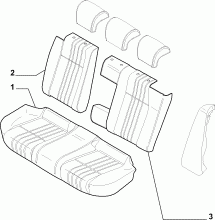 70615/01 REAR SEAT LINING
