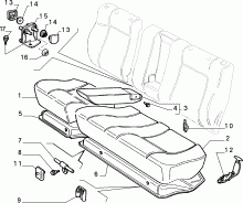 70613/01 REAR SEAT