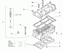 10101-020 CYLINDER HEAD AND GASKETS