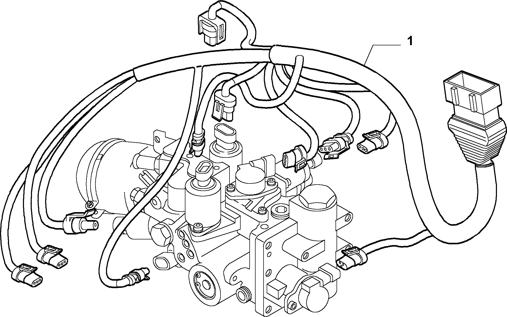 21200-030 GEARBOX CONTROL MODULE, WIRING HARNESS