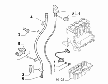 10301-060 DIP STICK, CAP, TRANSMITTER AND PRESSURE ROD