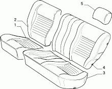 70615/03 REAR SEAT LINING