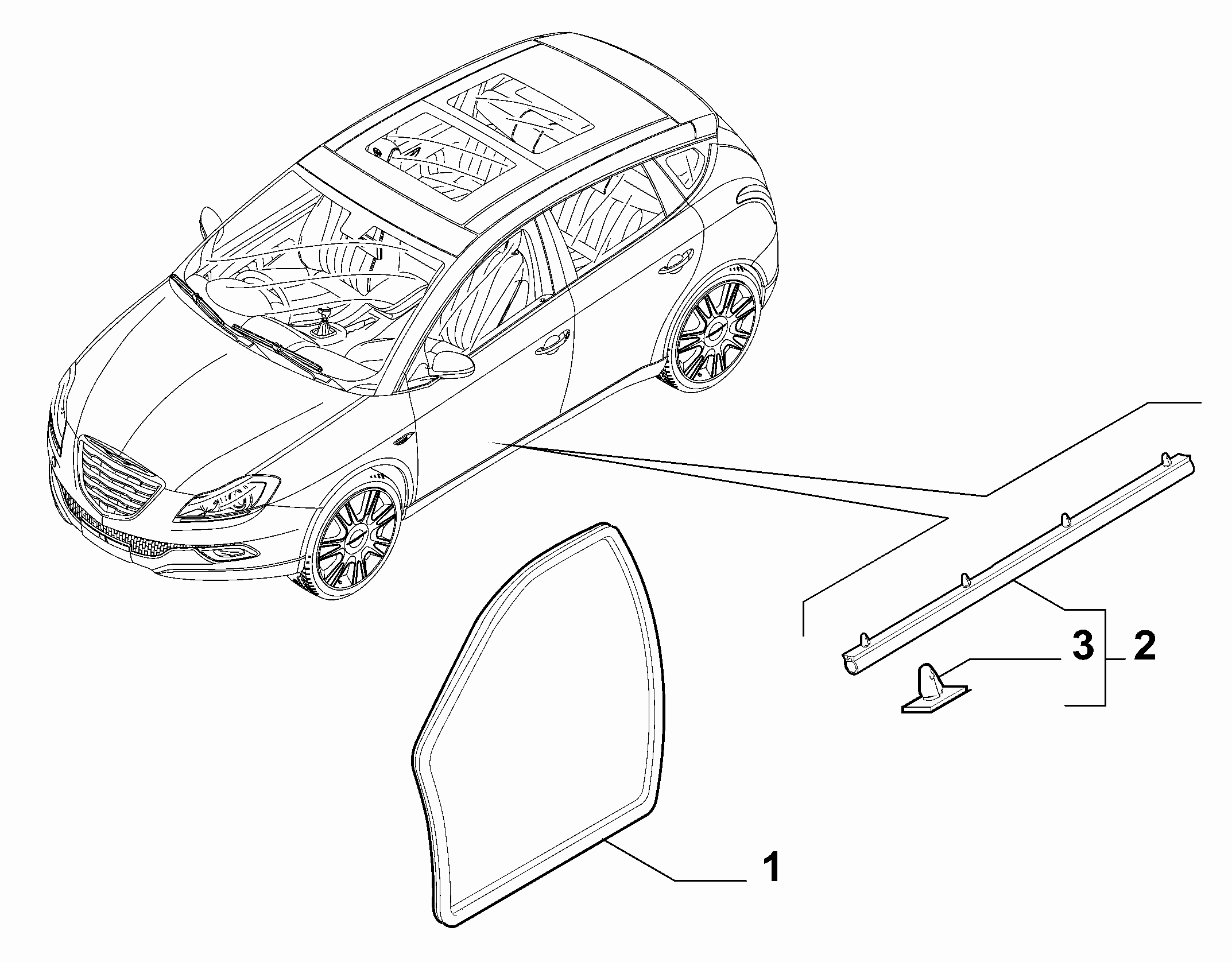 70129-080 FRONT DOOR RING GASKET