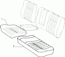 70615/01 REAR SEAT LINING