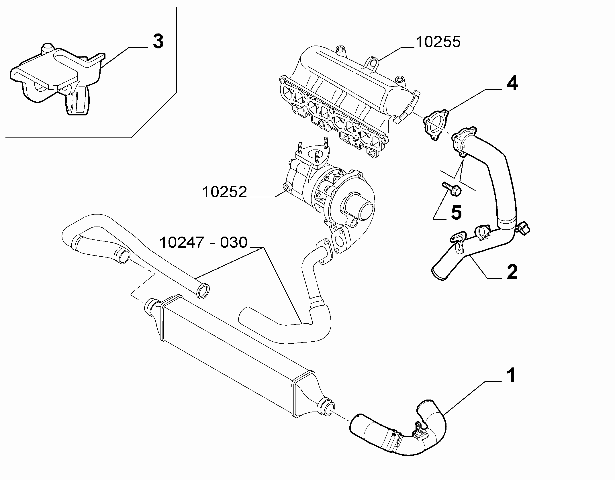 10247-020 COOLER PIPING SUCTION DUCT