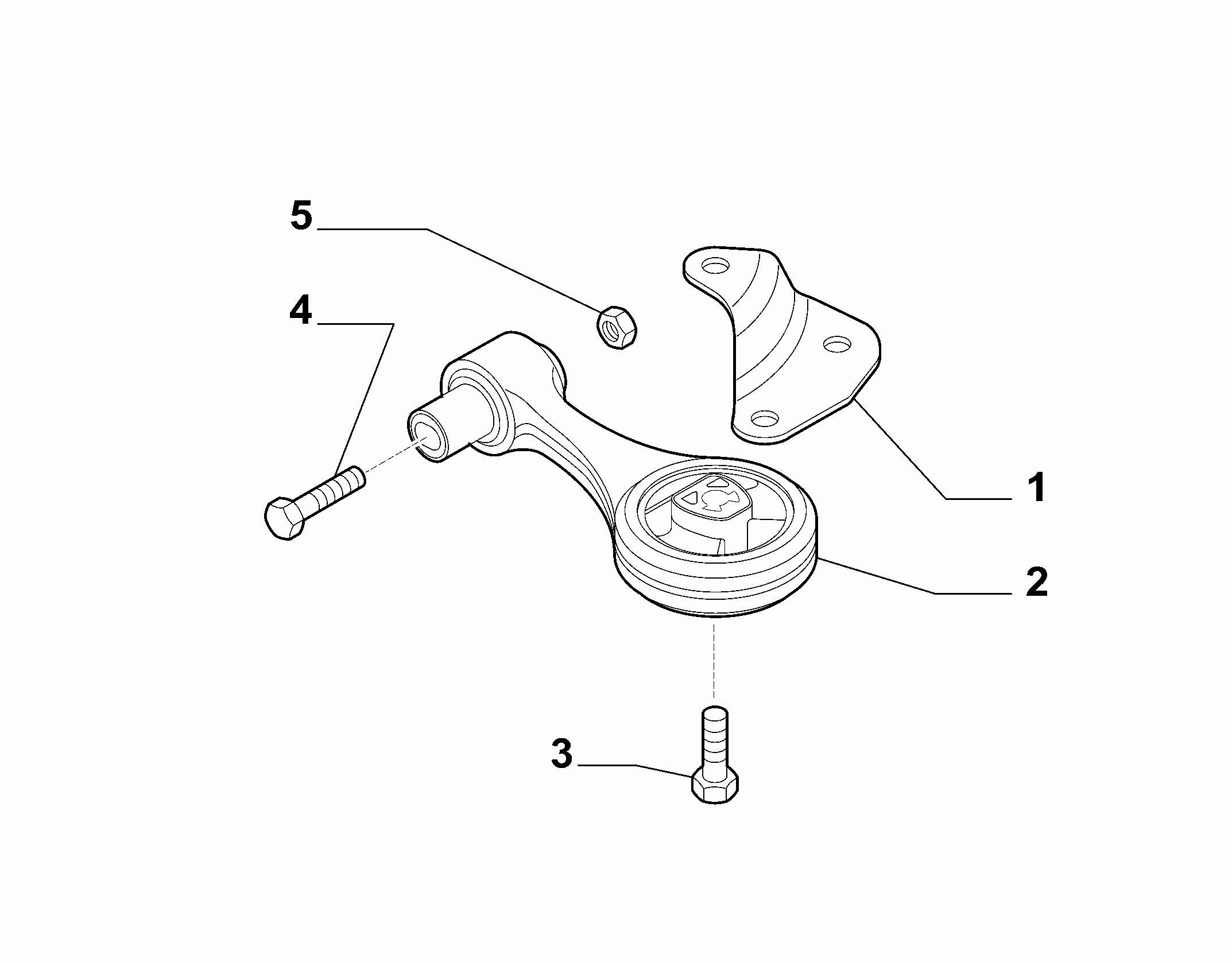 10002-030 AXLE INLET SCREW ANCHOR AND TENSION ROD SUSPENSION