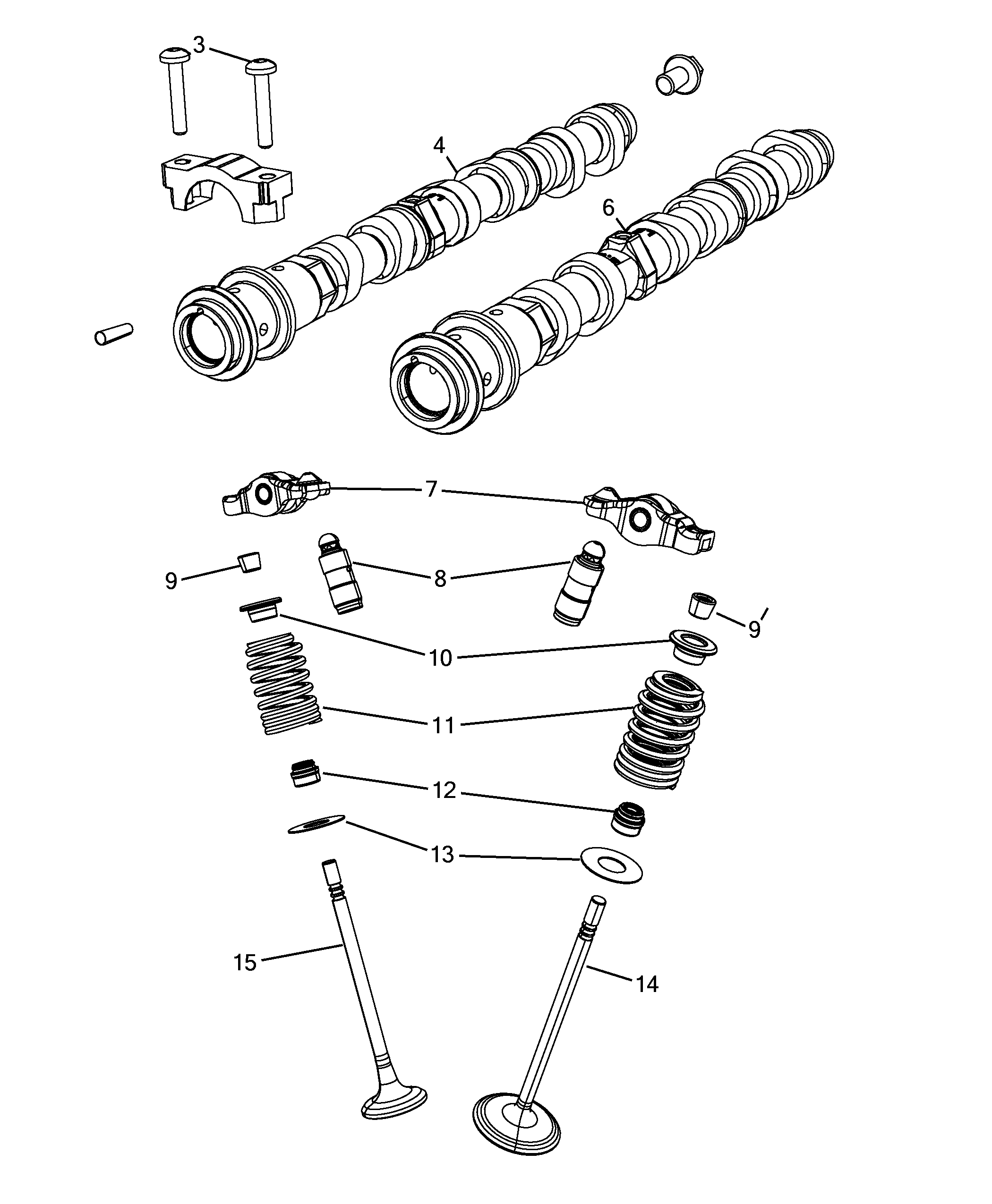 10107-010 CRANKSHAFT AND GEAR TIMING SYSTEM