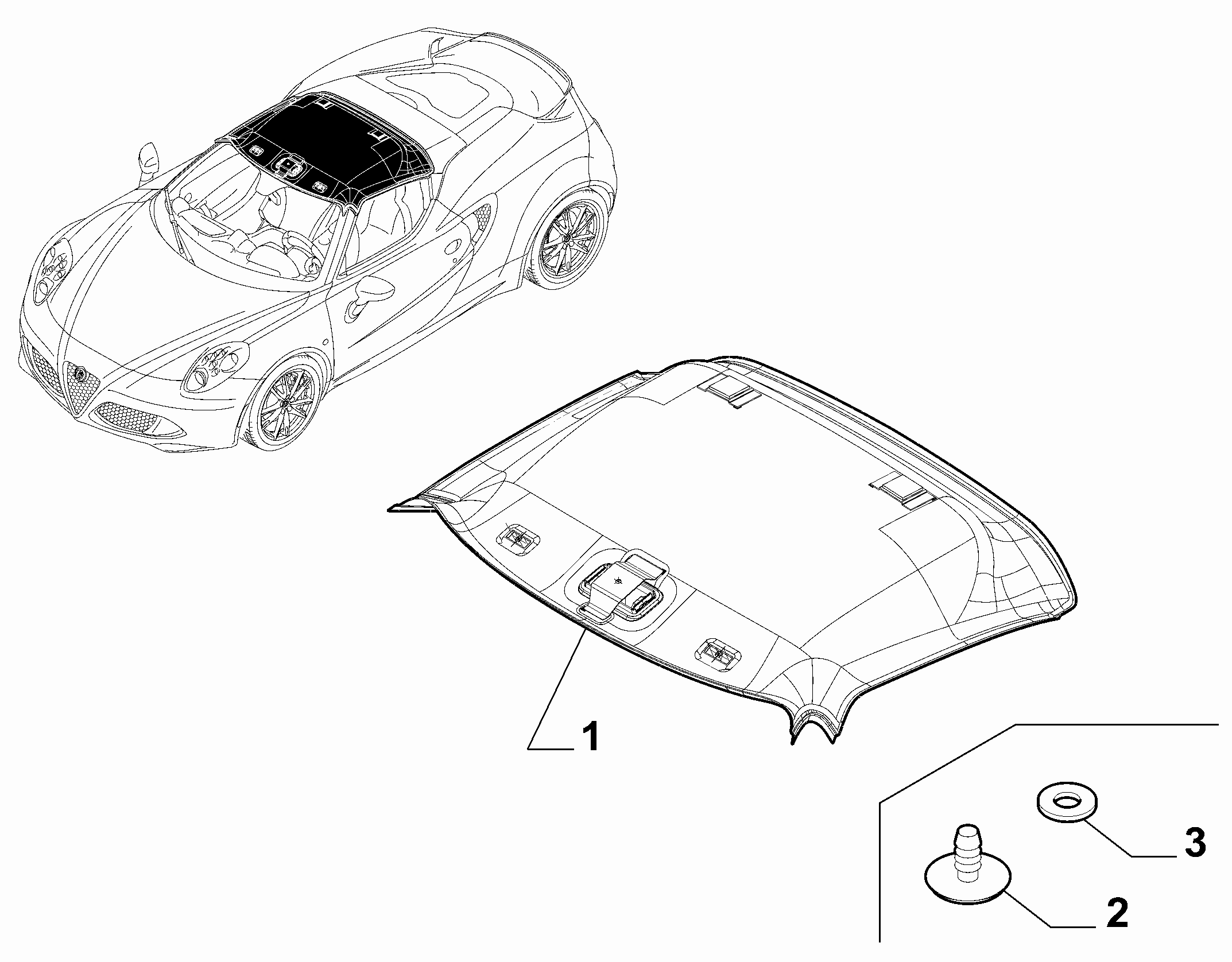 70523-010 INTERNAL ROOF LINING