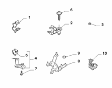41207-040 HYDRAULIC SYSTEM CLAMPS