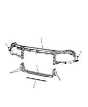 70002-010 FRONT END AND REAR CROSSRAIL