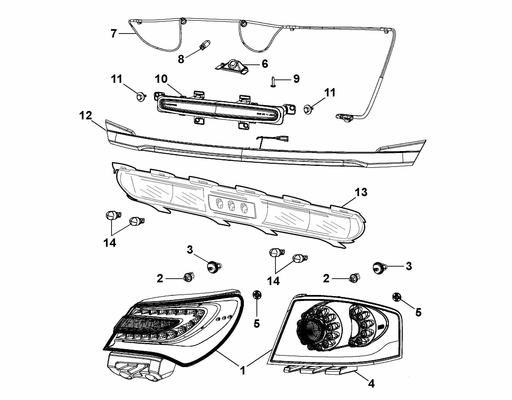 55401-030 TAIL LAMP