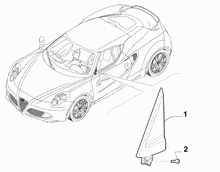 70712-050 OUTER SIDE MOULDINGS, PILLAR AREA