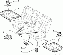 70613/01 REAR SEAT