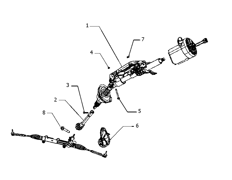 41201-020 POWER STEERING SHAFT