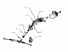 41201-020 POWER STEERING SHAFT