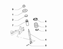 44305-020 REAR SHOCK ABSORBERS AND SPRINGS